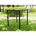 Poly Rattan PE High Bar Chair para móveis de jardim ao ar livre